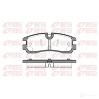 Тормозные колодки дисковые, комплект KAWE D754-7622 242 79 2300038 0566 30