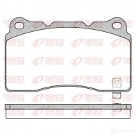 Тормозные колодки дисковые, комплект KAWE 0666 04 Mitsubishi Lancer 10 (CY) 2007 – 2016 23 092 BPM0666.04