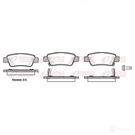 Тормозные колодки дисковые, комплект KAWE 1290 02 Honda CR-V 3 (RE) Кроссовер 2.4 4WD (RE4) 168 л.с. 2006 – 2025 2 4635 24636