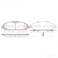 Тормозные колодки дисковые, комплект KAWE 1620 00 Ford Mustang A WEYM