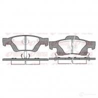 Тормозные колодки дисковые, комплект KAWE Jeep Grand Cherokee (WK, WK2) 4 Внедорожник 3.0 CRD V6 4x4 241 л.с. 2011 – 2025 1446 02 BPM 1446.02 D1498-8698