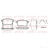 Тормозные колодки дисковые, комплект KAWE 1332 12 D1451- 8447 PCA133212 Honda Accord 8 (CW) Универсал 2.2 i DTEC (CW3) 150 л.с. 2008 – 2025
