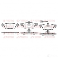 Тормозные колодки дисковые, комплект KAWE BPM1 187.01 PCA118701 Volkswagen Multivan (T5, 7HM) 1 Минивэн 3.2 V6 4motion 235 л.с. 2004 – 2009 1187 01