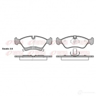 Тормозные колодки дисковые, комплект KAWE D1189 -8308 1214 02 Opel Meriva (A) 1 Минивэн 1.6 Turbo (E75) 180 л.с. 2005 – 2010 PCA121402