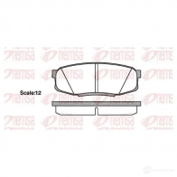 Тормозные колодки дисковые, комплект KAWE Lexus LX (J200) 3 2007 – 2020 25721 24 653 1272 00