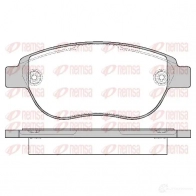 Тормозные колодки дисковые, комплект KAWE BPM0841.00 Peugeot 207 1 (SW, WK, PF1) Универсал 0841 00 2360 0