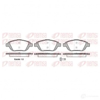Тормозные колодки дисковые, комплект KAWE 248 83 Citroen DS3 1 (PF1) Хэтчбек 1.6 VTi 120 120 л.с. 2010 – 2015 BPM1392.00 1392 00