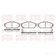 Тормозные колодки дисковые, комплект KAWE D617-7493 0464 02 2356 6 2299869
