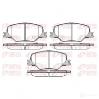 Тормозные колодки дисковые, комплект KAWE 1438037600 7HM Z2X 1795 02
