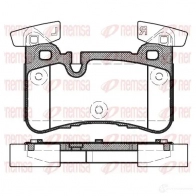 Тормозные колодки дисковые, комплект KAWE BPM 1429.00 1429 00 D1450-8620 Mercedes CLS (X218) 2 Универсал 5.5 CLS 63 AMG 4 matic (2192) 558 л.с. 2013 – 2025