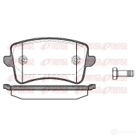 Тормозные колодки дисковые, комплект KAWE Audi A6 (C7) 4 Универсал 4.0 Rs6 Quattro 560 л.с. 2013 – 2018 BPM1343.00 24 606 1343 00