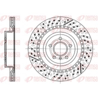 Тормозной диск KAWE 61744 10 Q4 GHI Mercedes GL (X166) 2 Внедорожник 5.5 GL 63 AMG 4 matic (1674) 558 л.с. 2012 – 2025