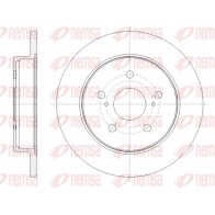 Тормозной диск KAWE KSVZ83 2 61795 00 Lexus NX (AZ10) 1 Кроссовер