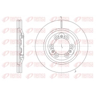 Тормозной диск KAWE 1Y4Y H 61830 10 Isuzu D Max 1 Пикап 2.5 DiTD 4x4 (TFS86) 136 л.с. 2007 – 2012