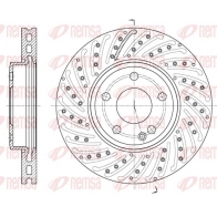 Тормозной диск KAWE VXI 4PCI Mercedes A-Class (W176) 3 Хэтчбек 2.1 A 200 CDI / d 4 matic (1702) 136 л.с. 2014 – 2025 61836 10