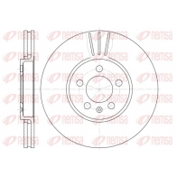 Тормозной диск KAWE 61860 10 DF9 OX Skoda Rapid 1 2012 – 2019