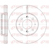 Тормозной диск KAWE Mitsubishi Galant 8 (EA2W) Универсал 2.4 GDI (EA3W) 144 л.с. 2000 – 2003 62032 10 O62Z J