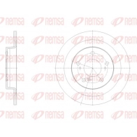 Тормозной диск KAWE Honda Civic 9 (FK) Хэтчбек 2.0 i VTEC Type R (FK2) 310 л.с. 2015 – 2025 VTII B 62100 00