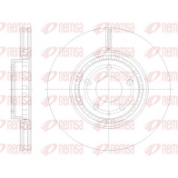 Тормозной диск KAWE 62116 10 1OA ENSC 1440967875