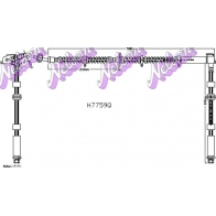 Тормозной шланг KAWE H 0EG8M Land Rover Discovery 3 (L319) Внедорожник H7759Q