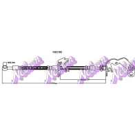 Тормозной шланг KAWE U87 8Q8M Hyundai Santa Fe (DM) 3 Кроссовер 2.4 GDI 4WD 188 л.с. 2015 – 2024 H8198