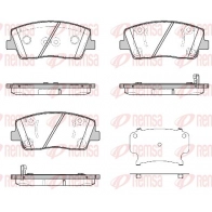 Тормозные колодки дисковые, комплект KAWE 1439896885 1812 02 MMG2 80I