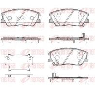 Тормозные колодки дисковые, комплект KAWE 1439896935 V6UUWH N 1884 02