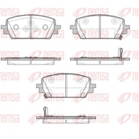 Тормозные колодки дисковые, комплект KAWE Kia Sorento (MQ) 4 2020 – 2024 1943 02 P HCJ7N