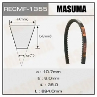Ремень привода навесного оборудования, 10x894 мм, 10x894 мм MASUMA 1355 1422885596 F 1AA0E