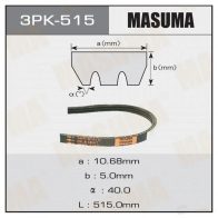 Ремень привода навесного оборудования MASUMA 1422885196 9 GIAWP 3PK-515