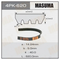 Ремень привода навесного оборудования MASUMA 4PK-620 S PCFJYY 1422885067