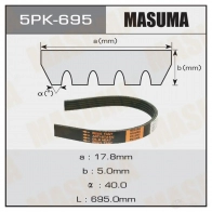 Ремень привода навесного оборудования MASUMA MUB IERP 5PK-695 1422885110