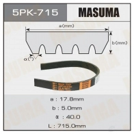 Ремень привода навесного оборудования MASUMA 1422885109 5PK-715 H3O NA