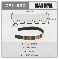 Ремень привода навесного оборудования MASUMA 1422885261 3 PMPX 5PK-935
