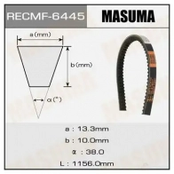 Ремень привода навесного оборудования, 13x1156 мм, 13x1156 мм MASUMA 1422885016 6445 28I XIF