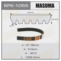 Ремень привода навесного оборудования MASUMA 1422885477 6PK-1055 BGAPN 59