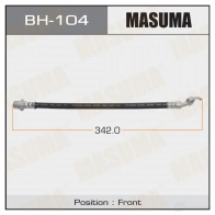 Шланг тормозной MASUMA BH-104 1422880320 10JC6 I