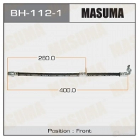 Шланг тормозной MASUMA FUMR1 R9 BH-112-1 1422880429