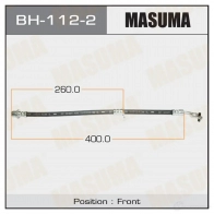 Шланг тормозной MASUMA U2 NGJOW BH-112-2 1422880428