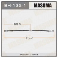 Шланг тормозной MASUMA CDT5O8 X BH-132-1 1422880494