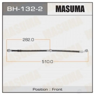 Шланг тормозной MASUMA BH-132-2 0WB MX 1422880493