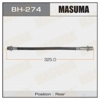 Шланг тормозной MASUMA 8 QF3O BH-274 1422880108