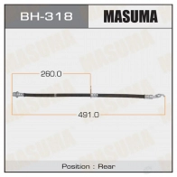 Шланг тормозной MASUMA EGHO7 T 1422880603 BH-318