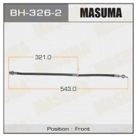 Шланг тормозной MASUMA 1422880594 BH-326-2 91 MHWH2