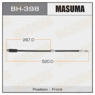 Шланг тормозной MASUMA 1422880539 K DWPL3 BH-398