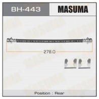 Шланг тормозной MASUMA 19 6ZF9 BH-443 1422880091
