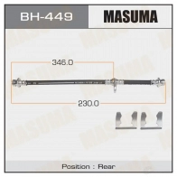 Шланг тормозной MASUMA BH-449 1422880089 U 6F12S