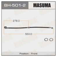 Шланг тормозной MASUMA 9 7XLWX 1422880046 BH-501-2