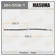 Шланг тормозной MASUMA COT62I 4 BH-558-1 1422879987