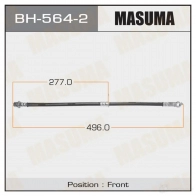 Шланг тормозной MASUMA R TB4JY BH-564-2 1422880431